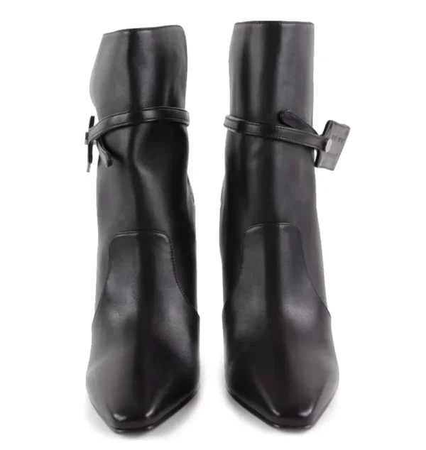 Off-White Women's Black Calfskin Women's Ankle Boot