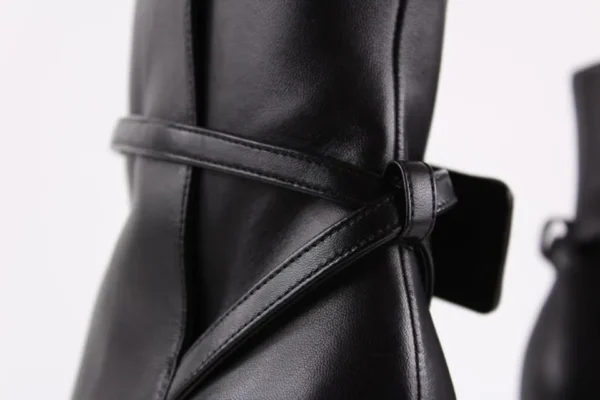 Off-White Women's Black Calfskin Women's Ankle Boot
