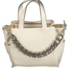 BYBLOS White Polyurethane Women Handbag