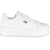 Tommy Hilfiger Women's White Leather Women Sneaker