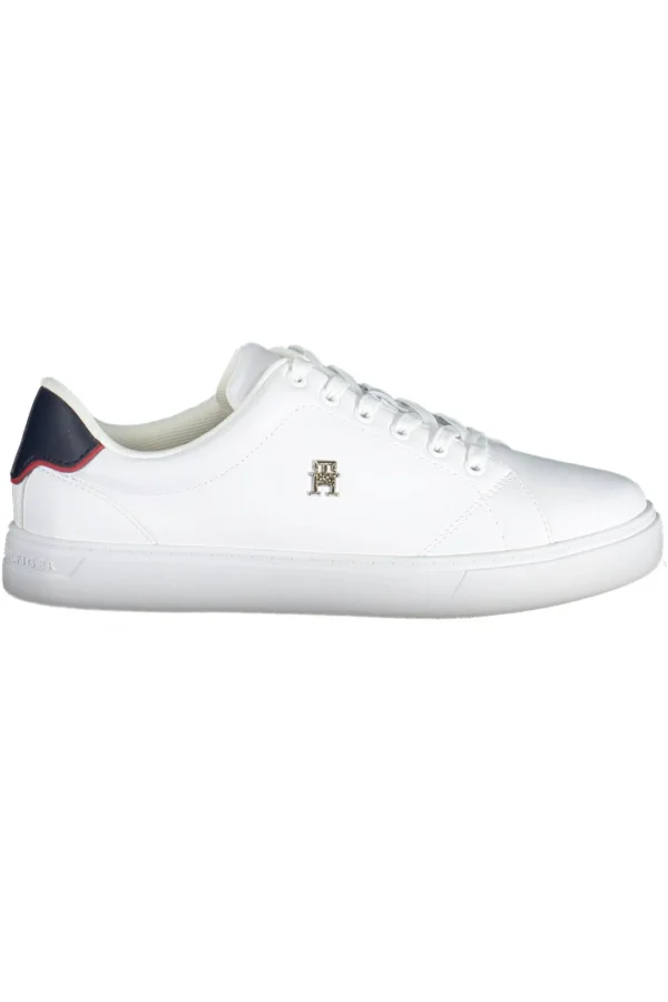 Tommy Hilfiger Women's White Polyester Women Sneaker