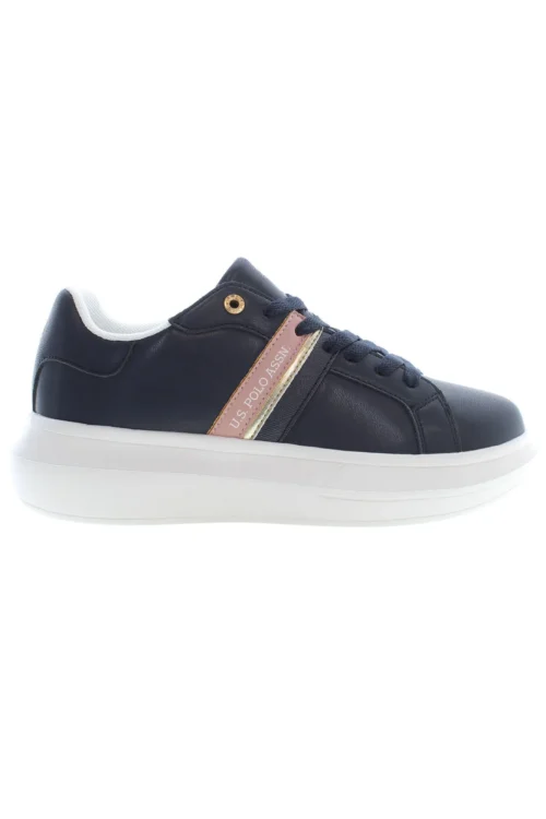 U.S. POLO ASSN. Women's Blue Polyester Women Sneaker