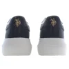 U.S. POLO ASSN. Women's Blue Polyester Women Sneaker
