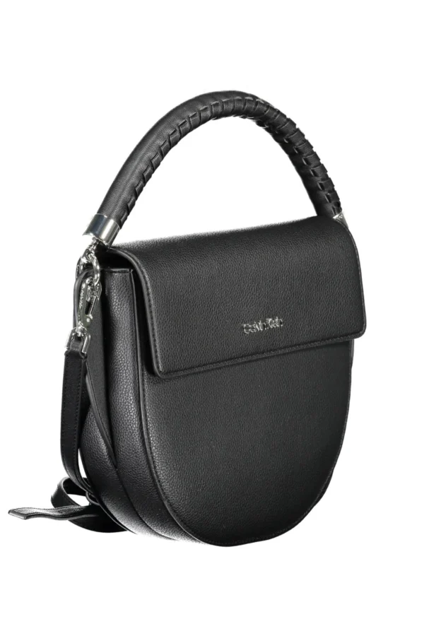 Calvin Klein Black Polyurethane Women Handbag