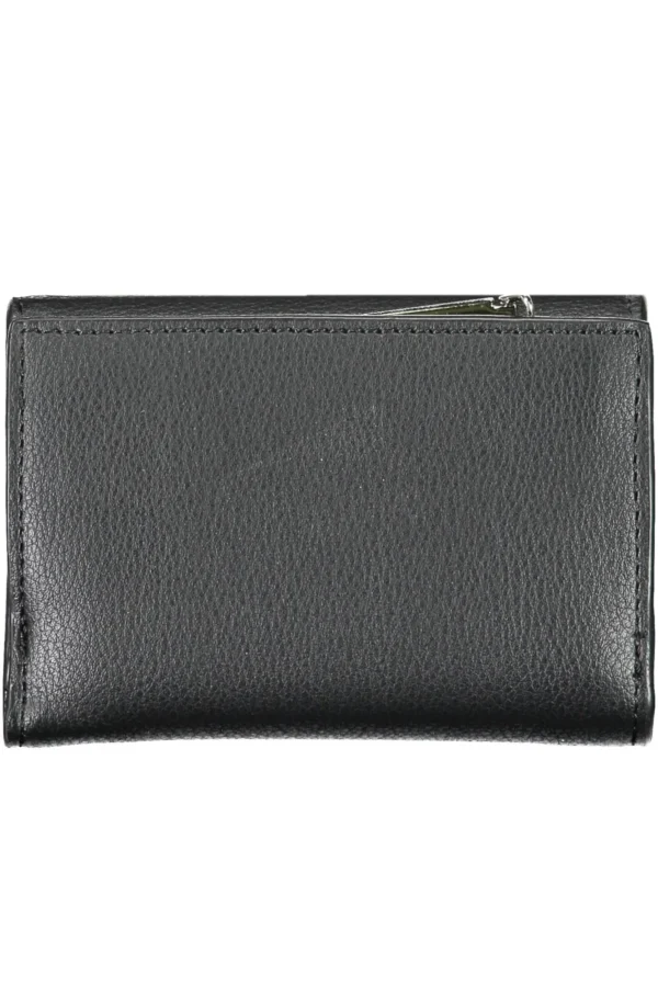 Calvin Klein Black Polyurethane Women Wallet