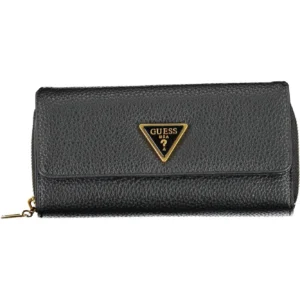 Calvin Klein Black Polyurethane Women Wallet