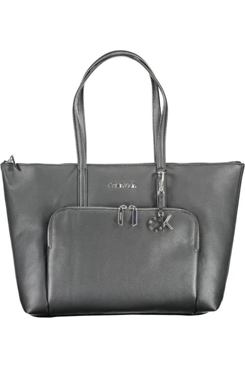 Calvin Klein Black Polyurethane Women Handbag