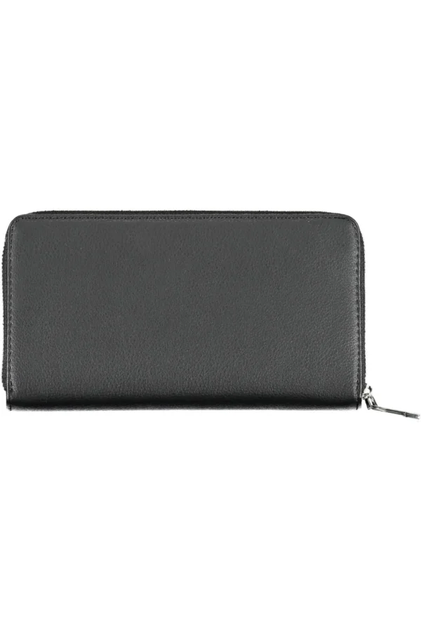 Calvin Klein Black Polyurethane Women Wallet