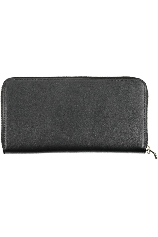 Calvin Klein Black Polyurethane Women Wallet