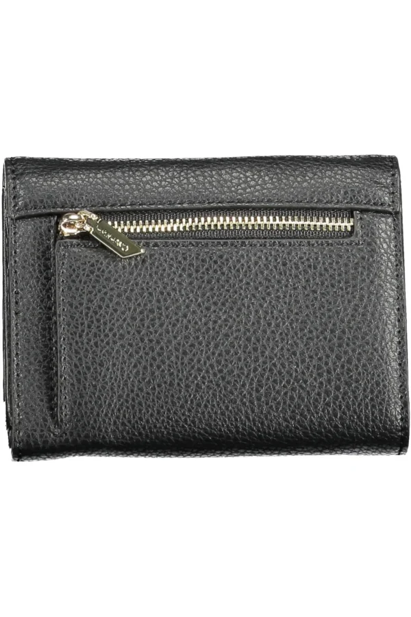 Calvin Klein Black Polyurethane Women Wallet