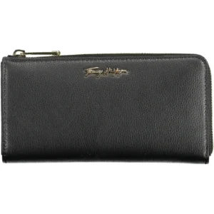 Tommy Hilfiger Black Polyurethane Women Wallet