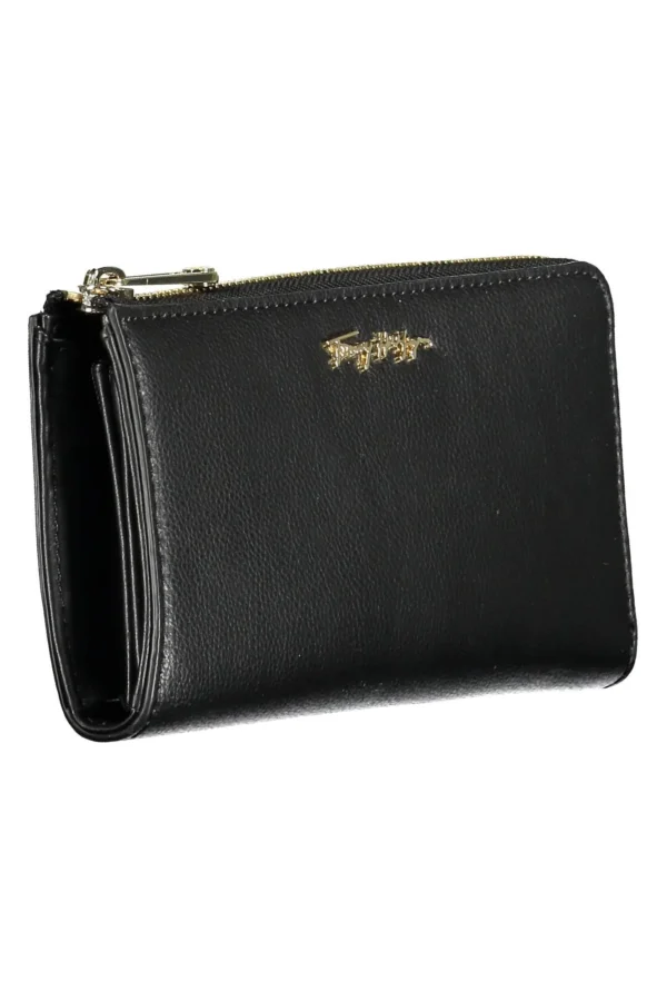 Tommy Hilfiger Black Polyurethane Women Wallet