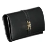 Tommy Hilfiger Black Polyurethane Women Wallet