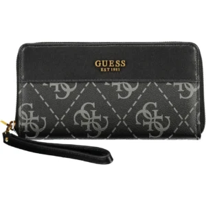 Tommy Hilfiger Black Polyurethane Women Wallet