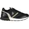 U.S. POLO ASSN. Women's Black Polyester Women Sneaker