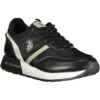 U.S. POLO ASSN. Women's Black Polyester Women Sneaker