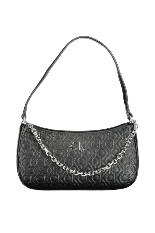 Calvin Klein Black Polyester Women Handbag