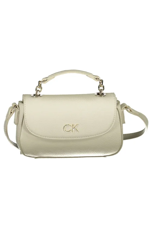 Calvin Klein White Polyester Women Handbag