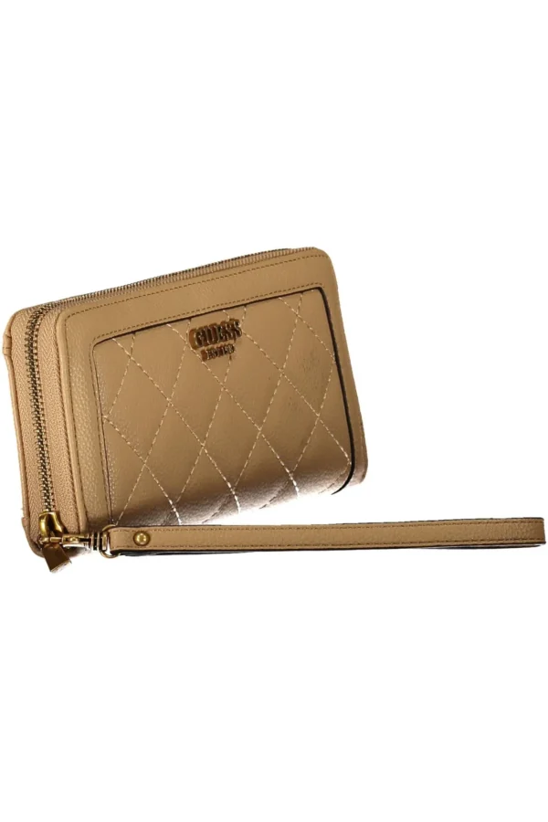 Guess Jeans Beige Polyurethane Women Wallet