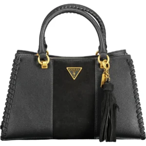 Tommy Hilfiger Black Polyurethane Women Handbag