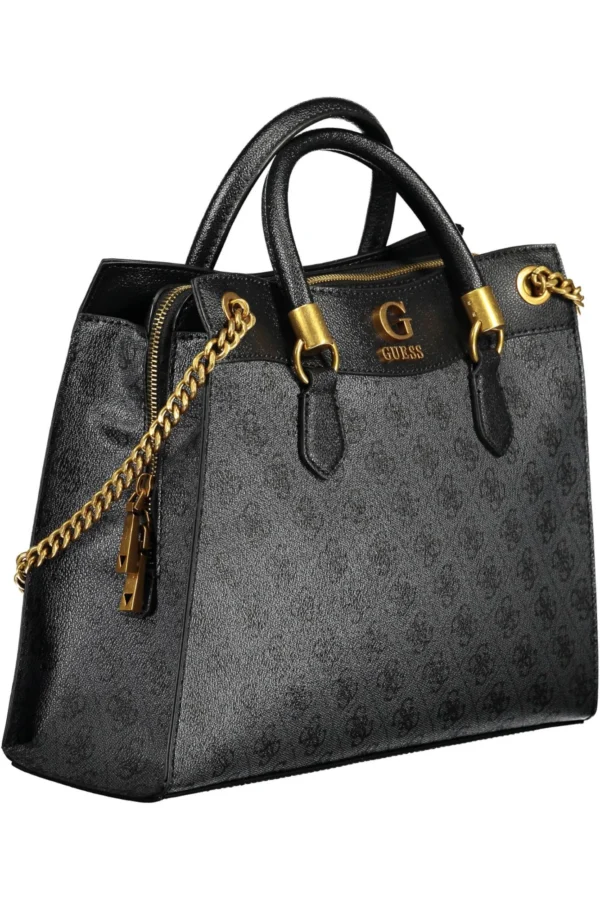 Guess Jeans Black Polyurethane Women Handbag