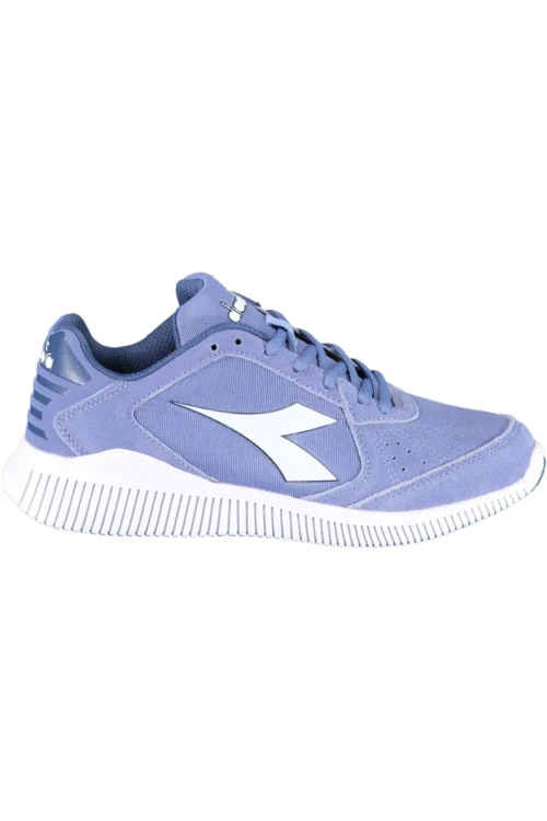 Diadora Women's Light Blue Fabric Women Sneaker