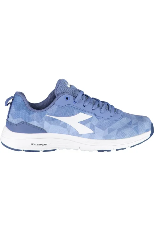 Diadora Women's Light Blue Fabric Women Sneaker