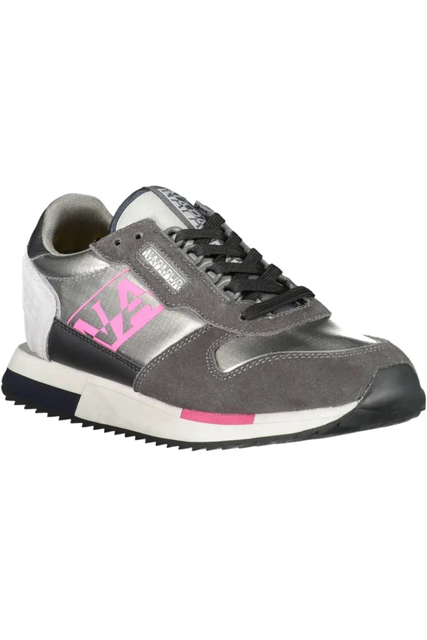 Napapijri Women's Gray Polyester Women Sneaker