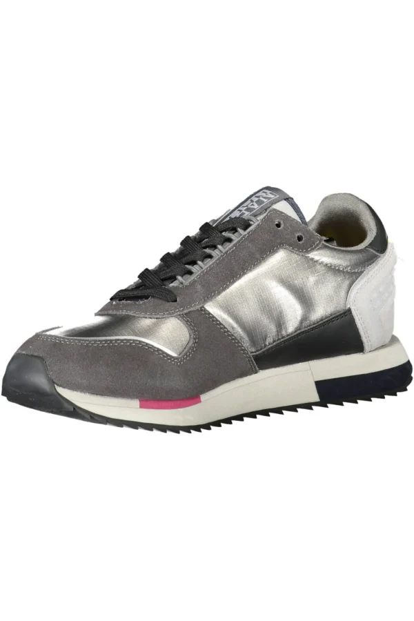 Napapijri Women's Gray Polyester Women Sneaker
