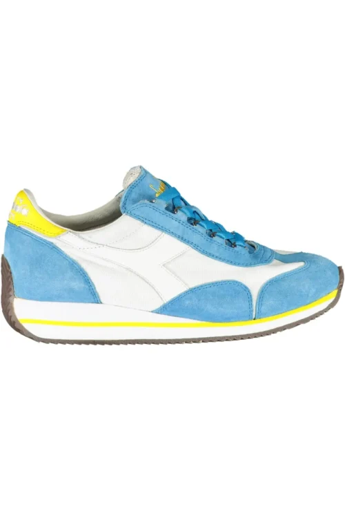 Diadora Women's Light Blue Fabric Women Sneaker