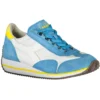 Diadora Women's Light Blue Fabric Women Sneaker