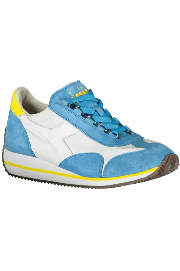 Diadora Women's Light Blue Fabric Women Sneaker
