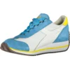 Diadora Women's Light Blue Fabric Women Sneaker