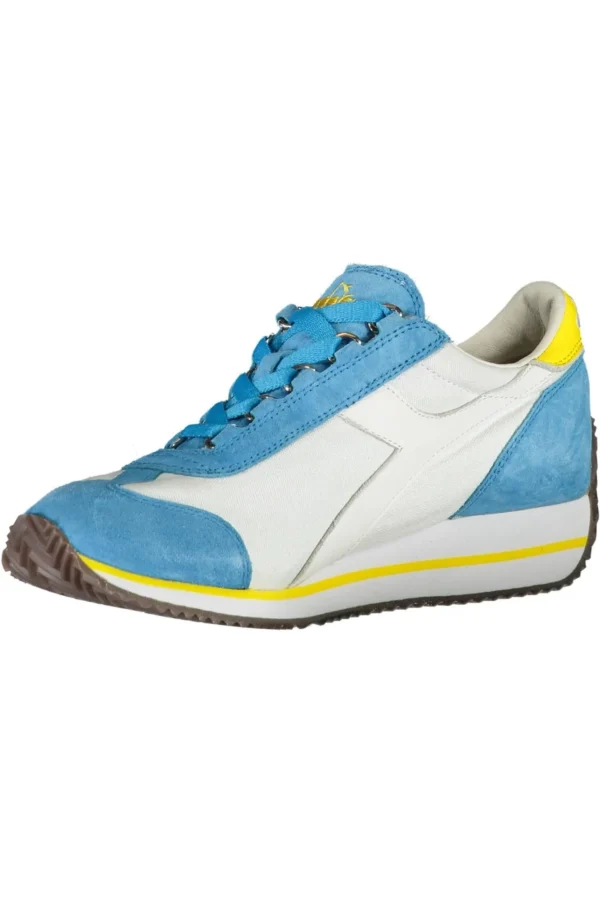 Diadora Women's Light Blue Fabric Women Sneaker