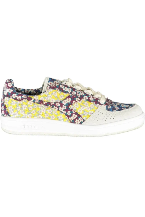 Diadora Women's Yellow Fabric Women Sneaker