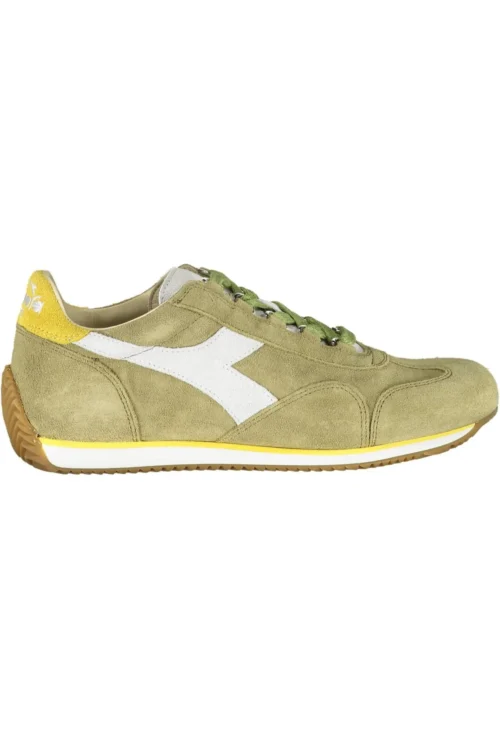 Diadora Women's Green Fabric Women Sneaker