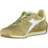 Diadora Women's Green Fabric Women Sneaker