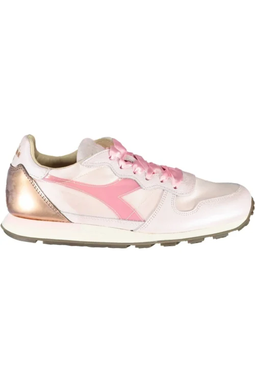 Diadora Women's Pink Fabric Women Sneaker