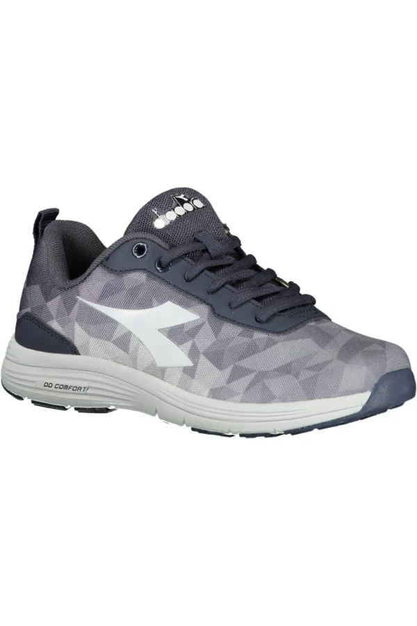 Diadora Women's Blue Fabric Women Sneaker