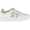 Sergio Tacchini Women's White Polyester Women Sneaker