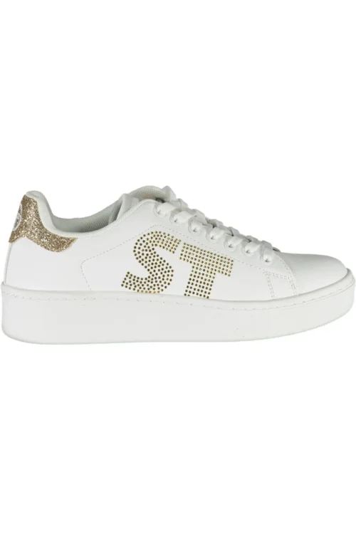 Sergio Tacchini Women's White Polyester Women Sneaker