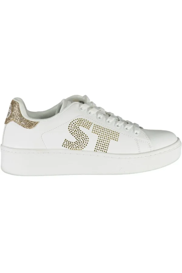 Sergio Tacchini Women's White Polyester Women Sneaker