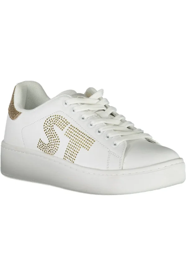 Sergio Tacchini Women's White Polyester Women Sneaker