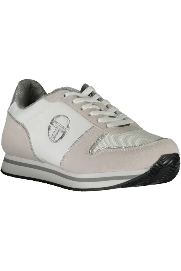 Sergio Tacchini Women's White Polyester Women Sneaker