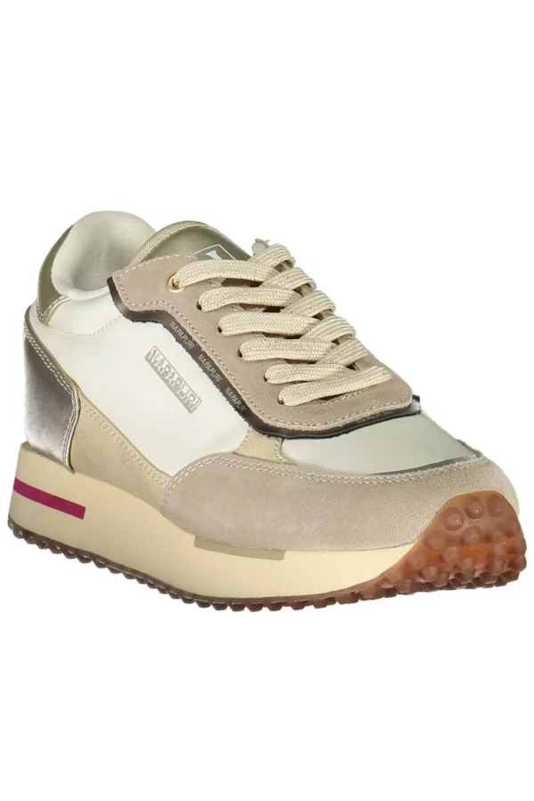 Napapijri Women's Beige Polyester Women Sneaker