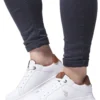 U.S. POLO ASSN. Women's White Polyester Women Sneaker