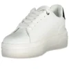 U.S. POLO ASSN. Women's White Polyester Women Sneaker