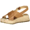 U.S. POLO ASSN. Women's Brown Eco Leather Women Sandal