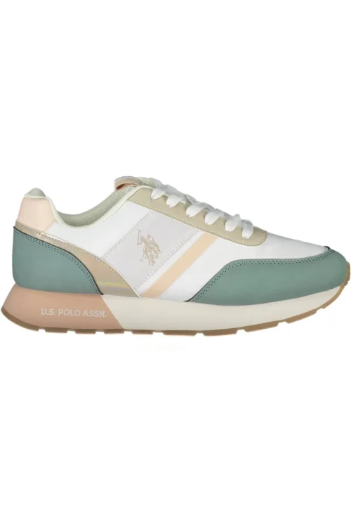 U.S. POLO ASSN. Women's White Nylon Women Sneaker