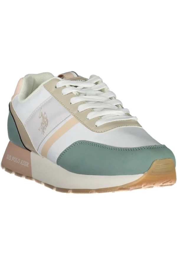U.S. POLO ASSN. Women's White Nylon Women Sneaker